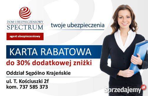Ubezpieczenia zniżka aż do 30 Sępólno Krajeńskie