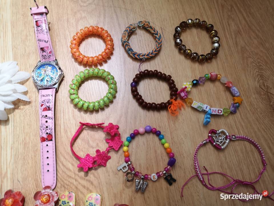 Zestaw biżuterii akcesoriów do włosów sprzedam