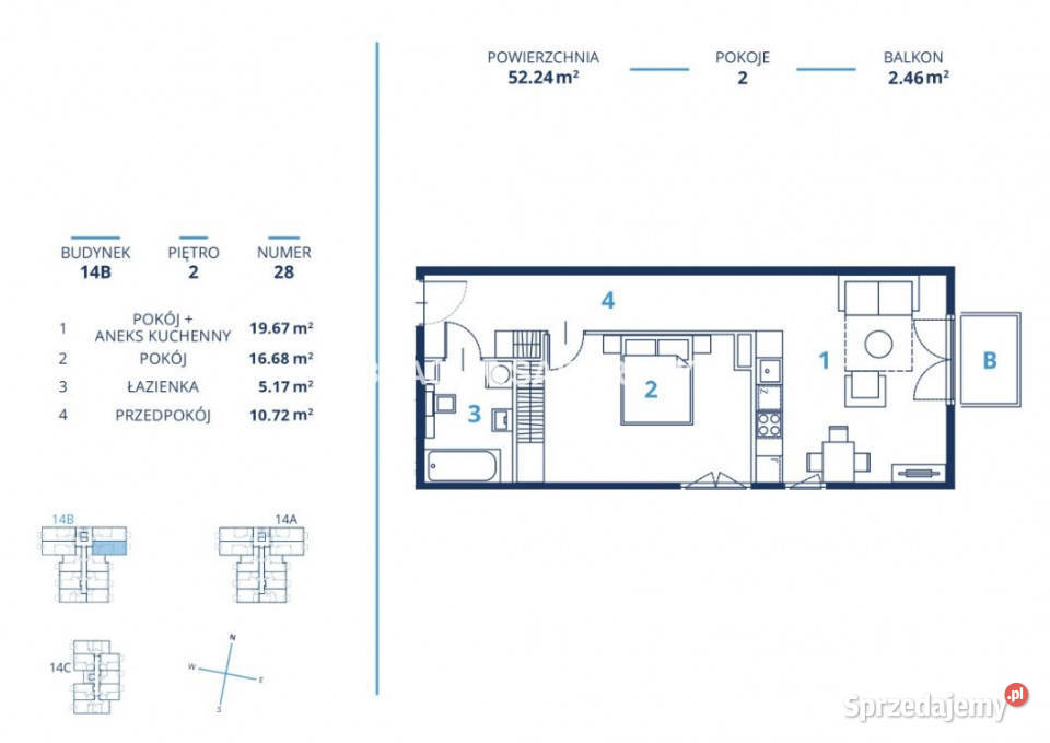 Mieszkanie 5222m2 2 pok Kraków Czerwone Maki 15137zł/m2 małopolskie
