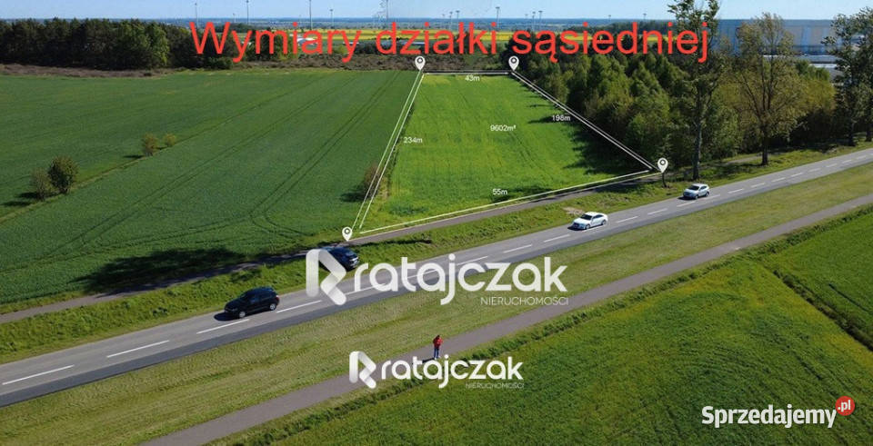 sprzedaży gruntu 9632m2 Łebcz Dr Augusta
