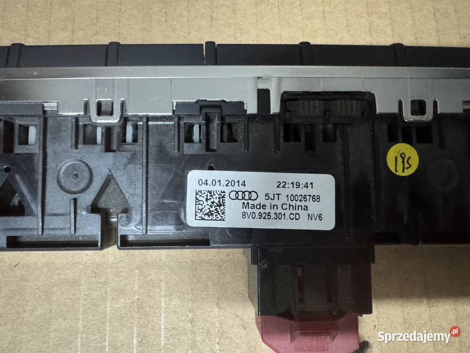 AUDI A3 8V PANEL PRZEŁACZNIK AWARYJNYCH Kłodzko