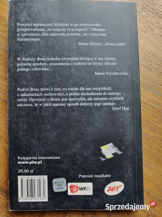 Podróż Bena Doris Lessing literacka nagroda Proza i poezja Kraków