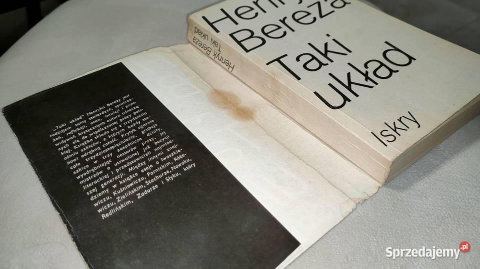 Taki układ Henryk Bereza książka Zalesie Śląskie