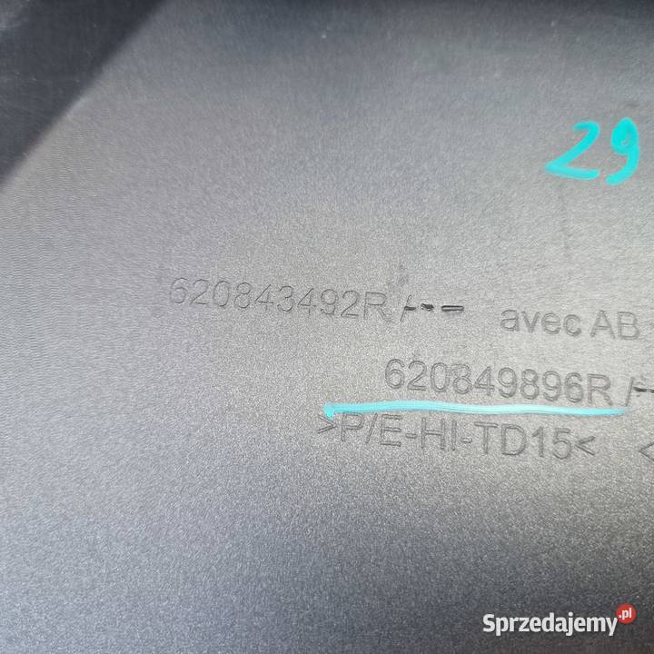 DACIA DUSTER III ZDERZAK PRZÓD 620849896 Zderzaki lubuskie Bieleń sprzedam