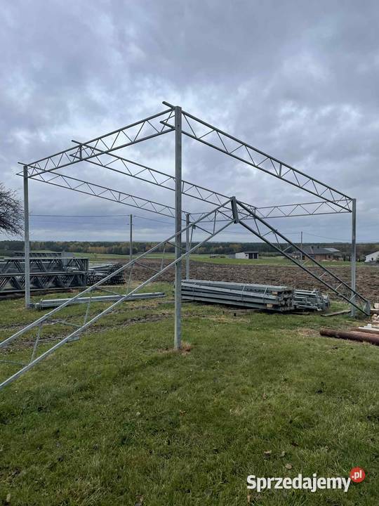 Kratownice ocynkowane konstrukcje stalowe garaże wiaty hale słupy
