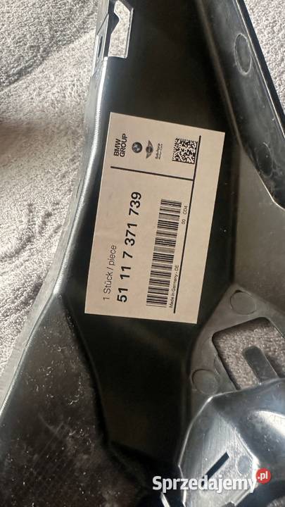 BMW F20 G30 ŚLIZG ZDERZAKA PRZEDNIEGO PRAWY LEWY Gorzów Wielkopolski