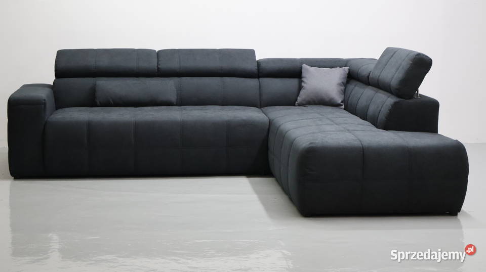 TRD Narożnik grafitowy kolor regulowane zagłowki Narożniki Poznań