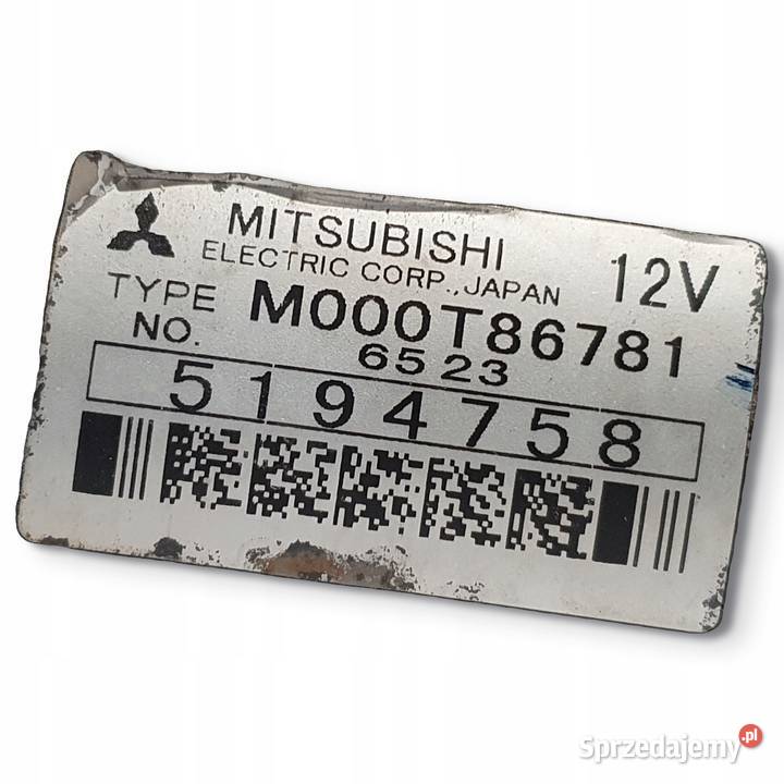 ROZRUSZNIK Saab 95 95 I 20 T 5194758 M000T86781 osobowe Chełm