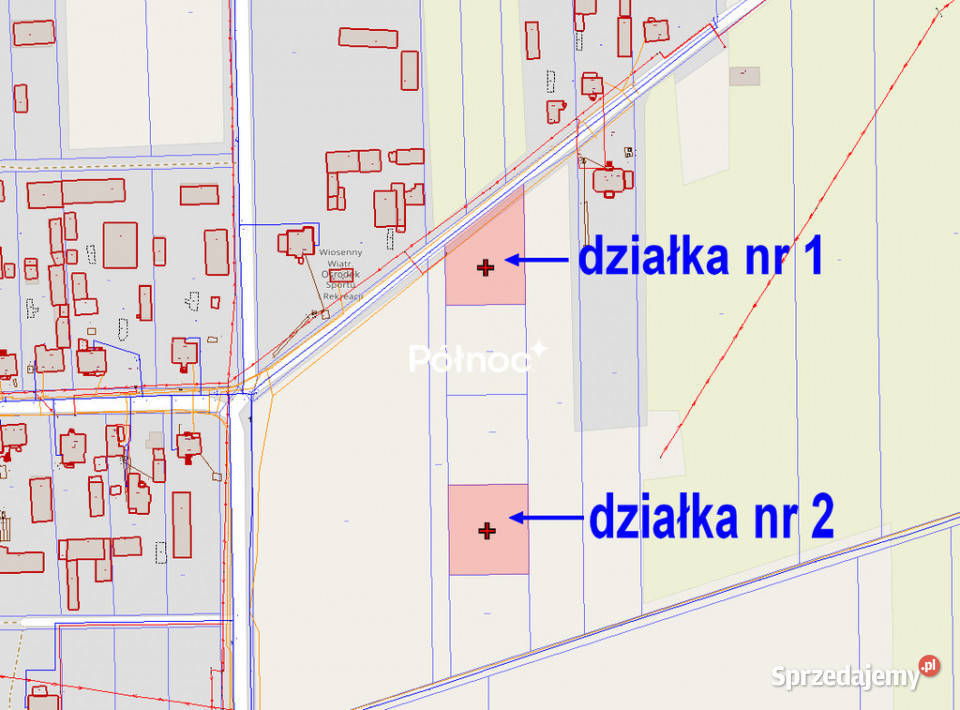 Dwie działki budowlane w Woskrzeniacha Małych lubelskie Woskrzenice Małe