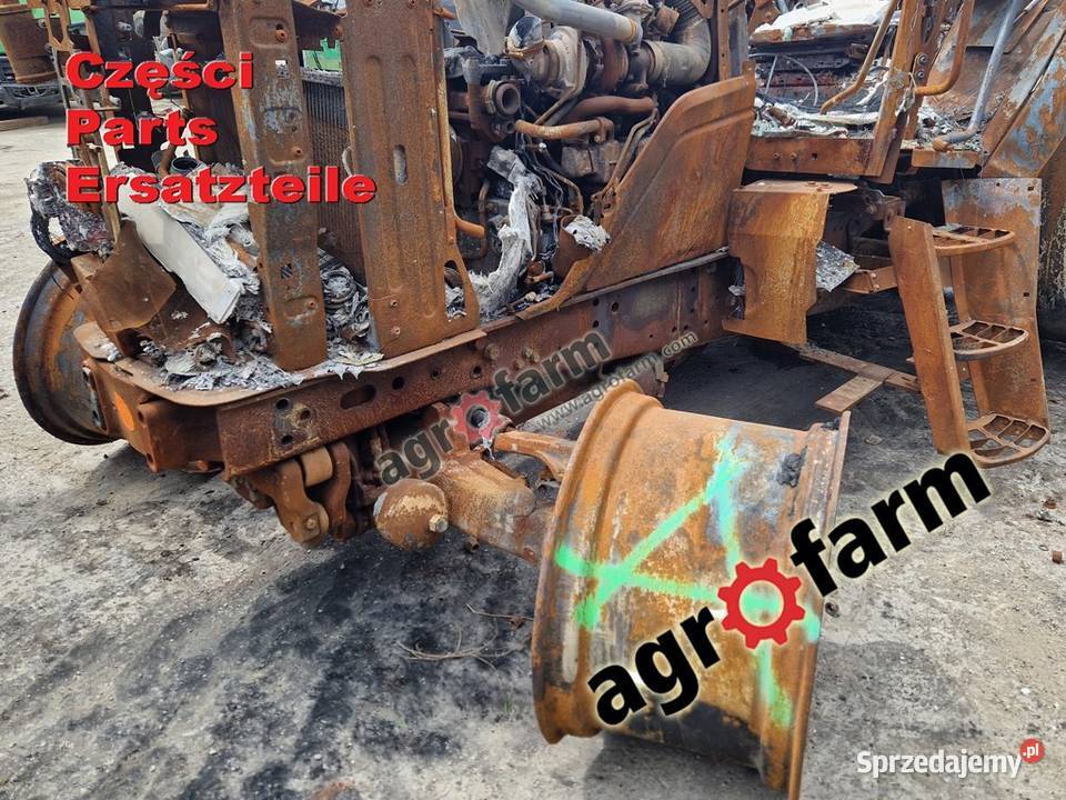 John Deere 6120R części silnik skrzynia biegów Byków