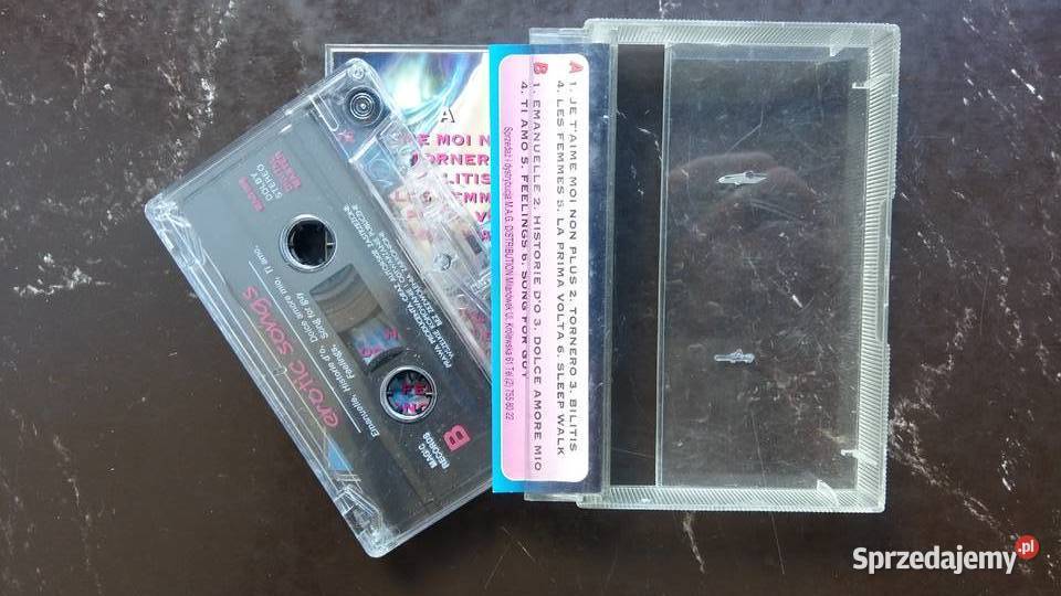 Kaseta magnetofonowa Erotic songs Wyd Magic Siemiatycze