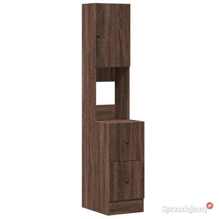 Szafka kuchenna brązowy dąb 35x50x180 WM840764 Warszawa