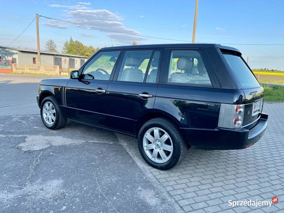 ŁADNY LAND ROVER RANGE ROVER 30 D 177 SKÓRA Rok produkcji 2004 Kutno