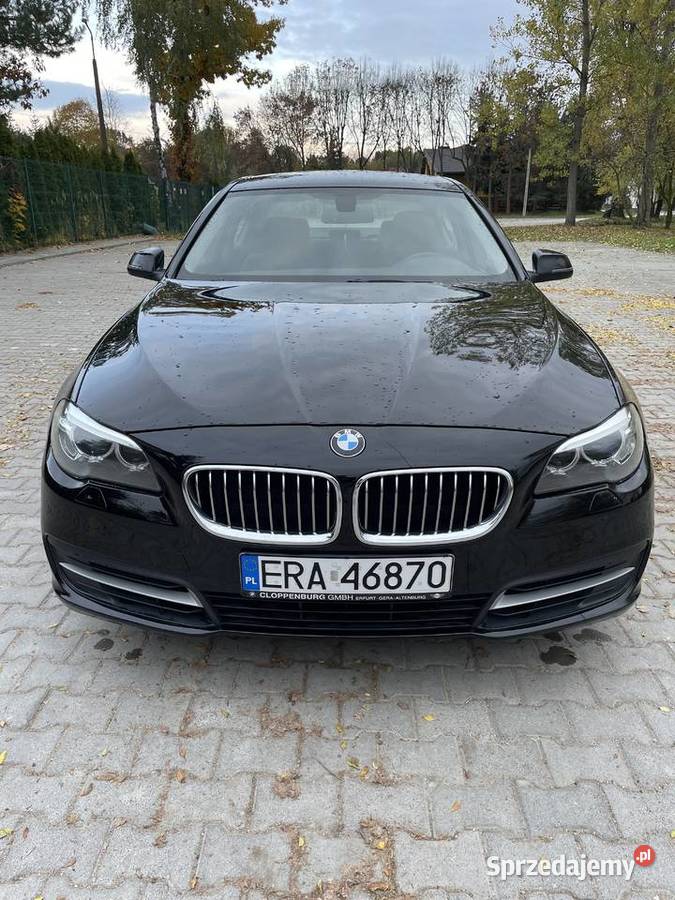 BMW seria 5 welurowa tapicerka