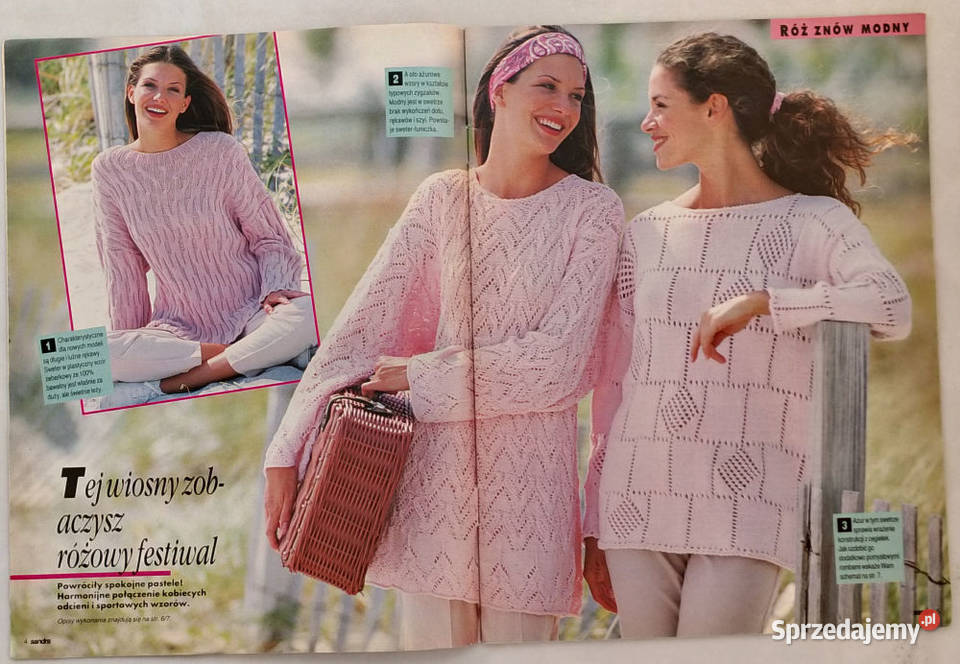 Sandra dzianiny czasopisma 395 podlaskie Suwałki sprzedam