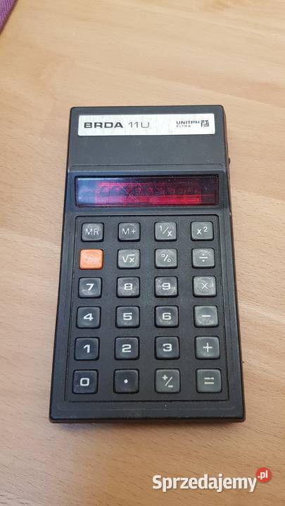 Kalkulator Unitra Brda 11u