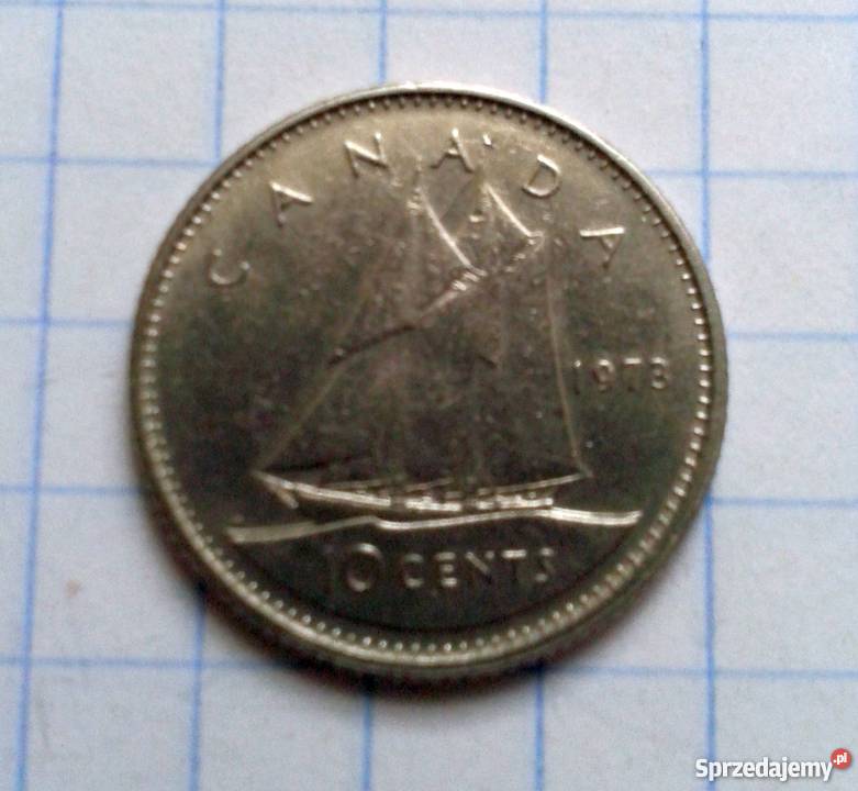 10 CENTS 10 CENTÓW 1973 KANADA Parczew