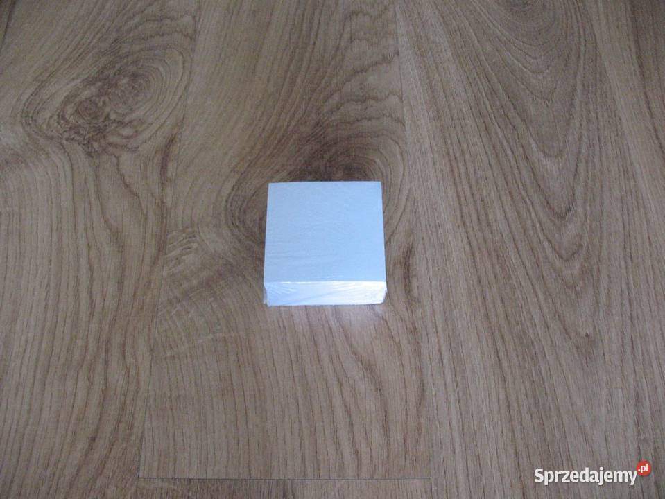 Kostka papierowa biała 85 x 85 x 35 mm biały