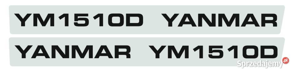 Naklejki napis YANMAR YM 1510D 2 małopolskie Kamionna