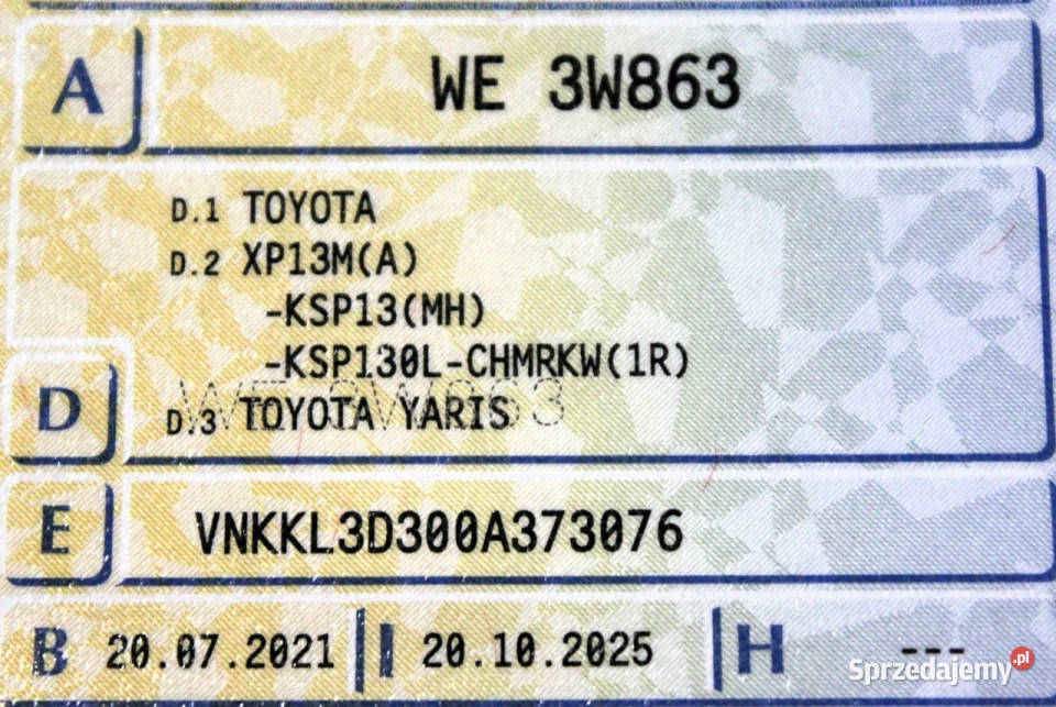 Toyota Yaris ASO FV23 Rej2021 LPGLandi Renzo wielofunkcyjna kierownica Sokołów