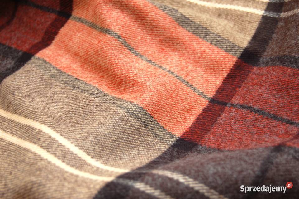 Szalik męski Pako Jeans akryl kratka rudy brąz Lublin