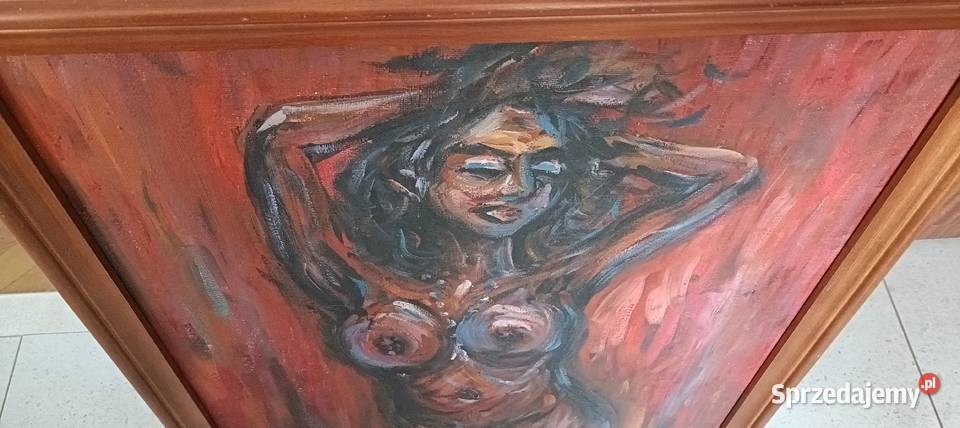 Piękny obraz Namiętność w czerwieni