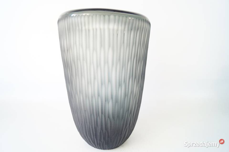 Nowoczesny szklany wazon DESIGN 7 ciekawy sprzedam