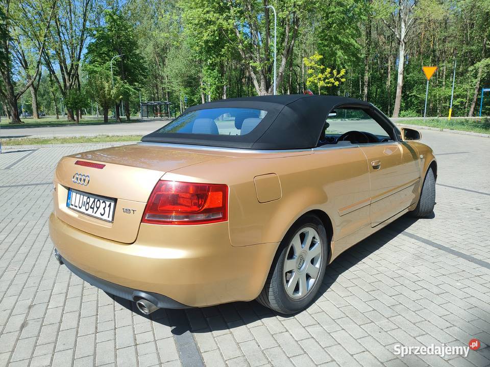 Audi A4 b7 cabrio Anglik zarejestrowany Łuków
