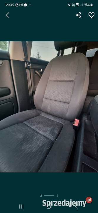 Komplet foteli a4b7 kombi przód tył kanapa Lublin
