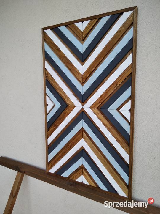 Obraz mozaika dekoracja drewno 89 x 54