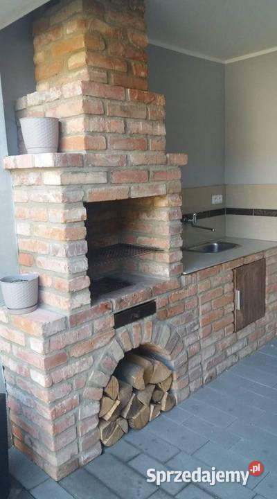 Grill murowany wędzarnia piec do pizzy Usługi ogrodnicze Gorzów Wielkopolski ogród