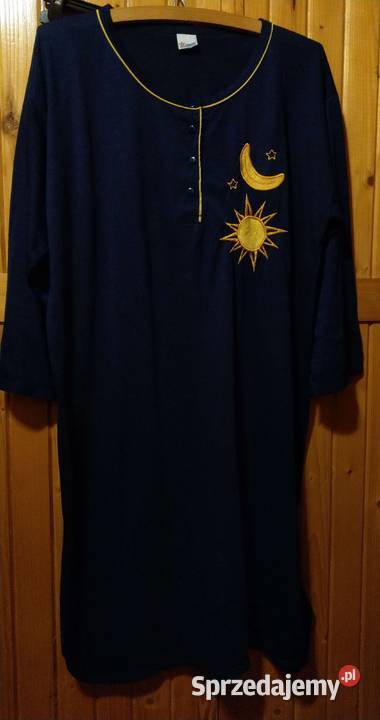 Koszula nocna granatowa księżyc słońce 40 L 42 Warszawa