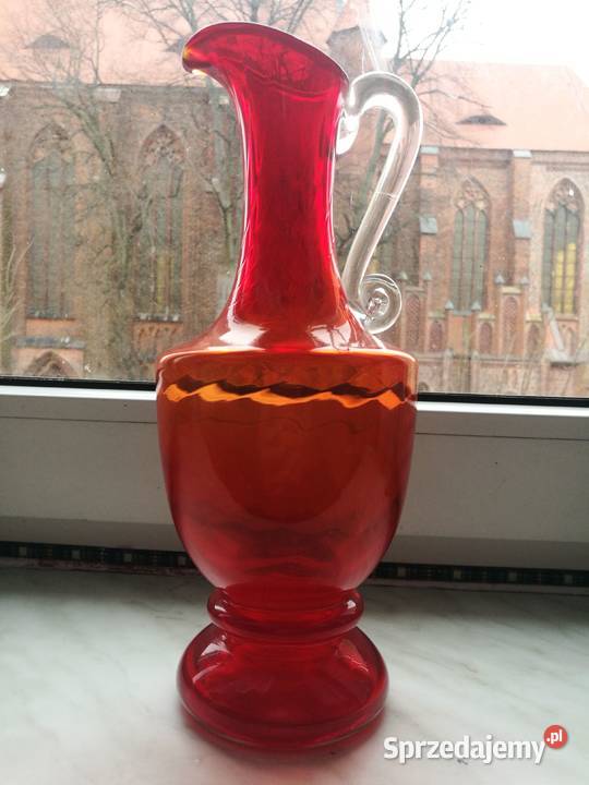 Dzbanek rubinowy Ząbkowice Porcelana i szkło Choszczno sprzedam