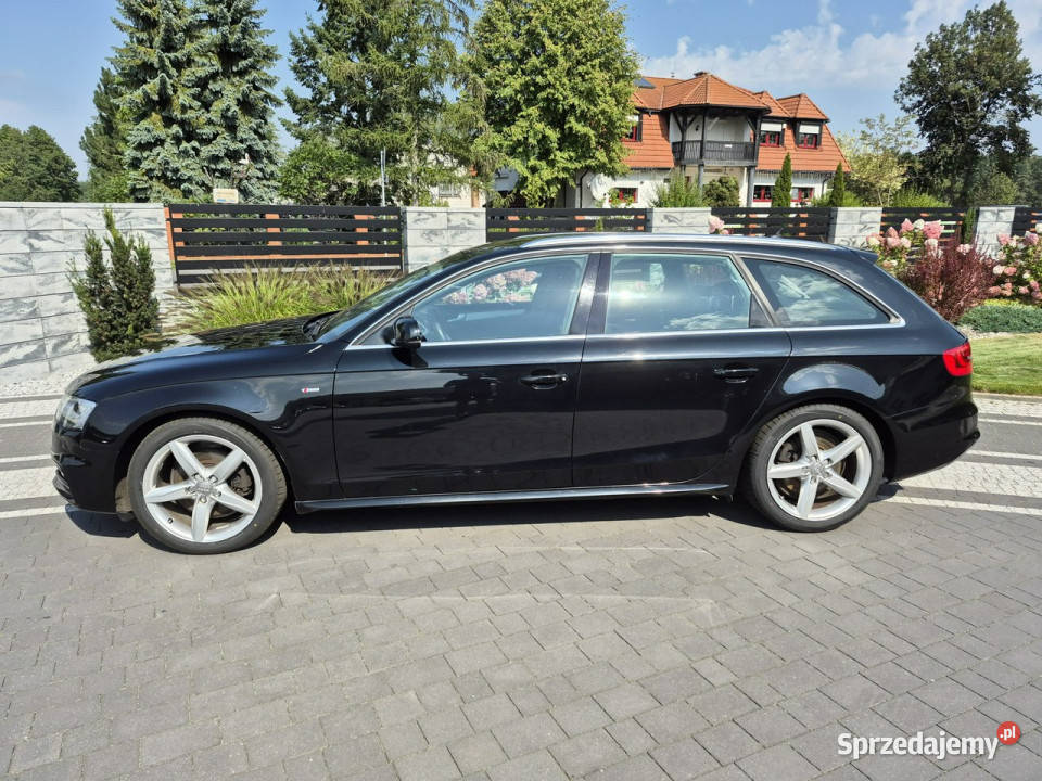 Audi A4 xenon led navi chromy ładny s line 143KM lubelskie Drelów