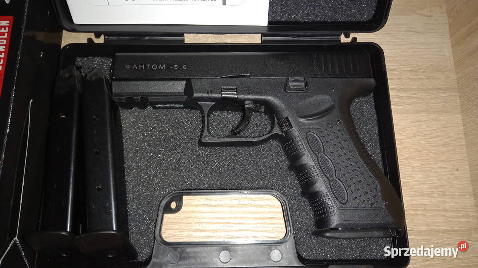 Pistolet hukowy Phantom 56 mm akcesoria