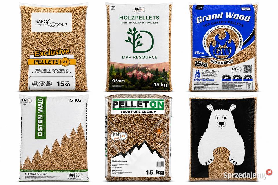 Pellet drzewny Certyfikowany A1 Pelet 6mm Leszno