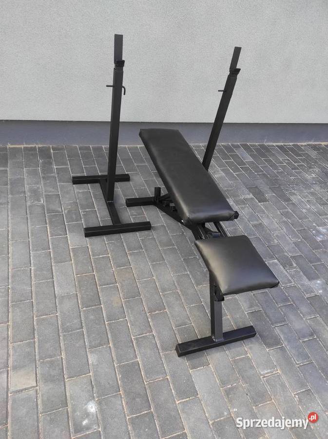 Ławka do ćwiczeń skos ujemy stojaki Nowe warmińsko-mazurskie Morąg