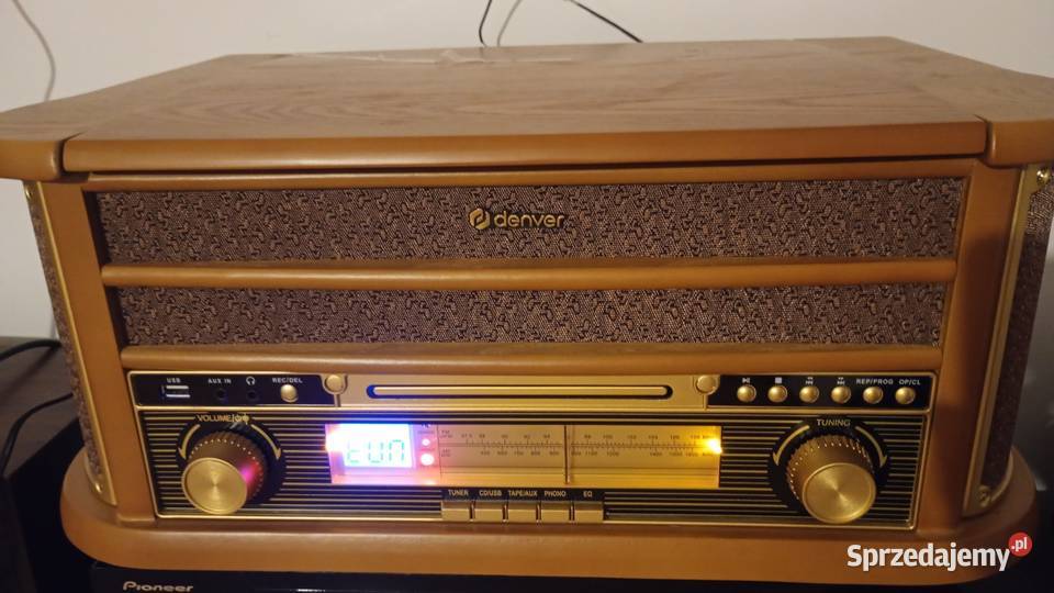 Gramofon radio CD AUX USB MP3 magnetofon Grodków sprzedam