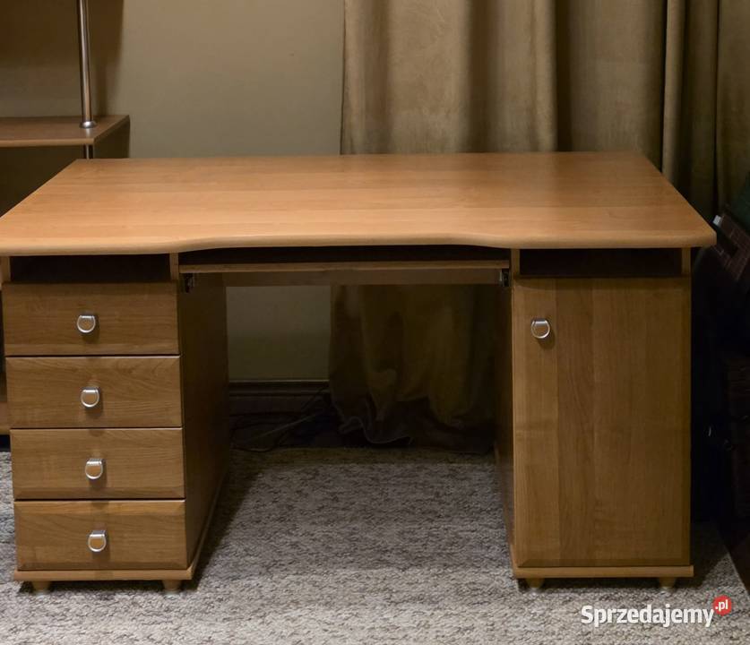 Biurko z szufladami i półkami lubelskie Lublin