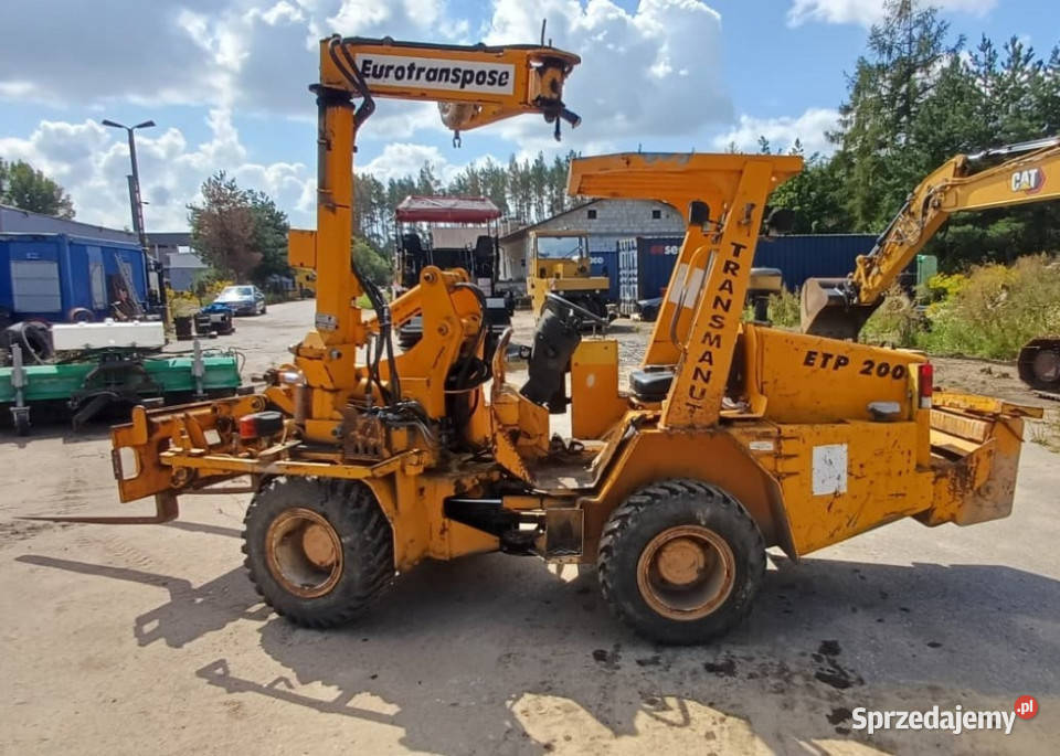 Ładowarka z teleskopem TRANSMANUT ETP 2004 4x4 z Izabelin