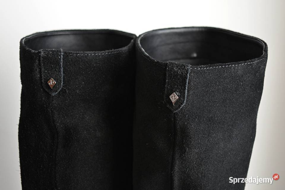 NIEBANALNE zamszowe kozaki Sam Edelman Silas do podlaskie Białystok
