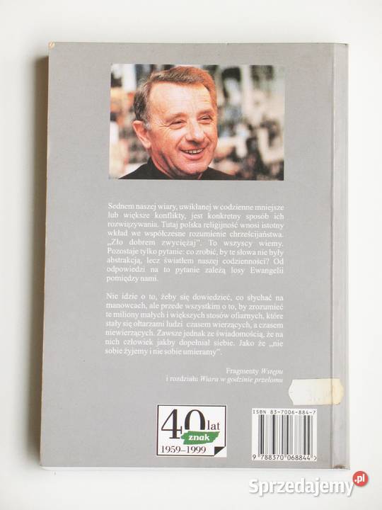 Ksiądz na manowcach Józef Tischner Kraków