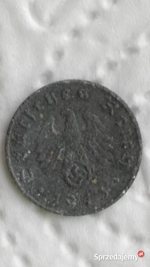 Moneta 1 REICHSPFENNIG, Niemcy z 1943r. ! TANIO !