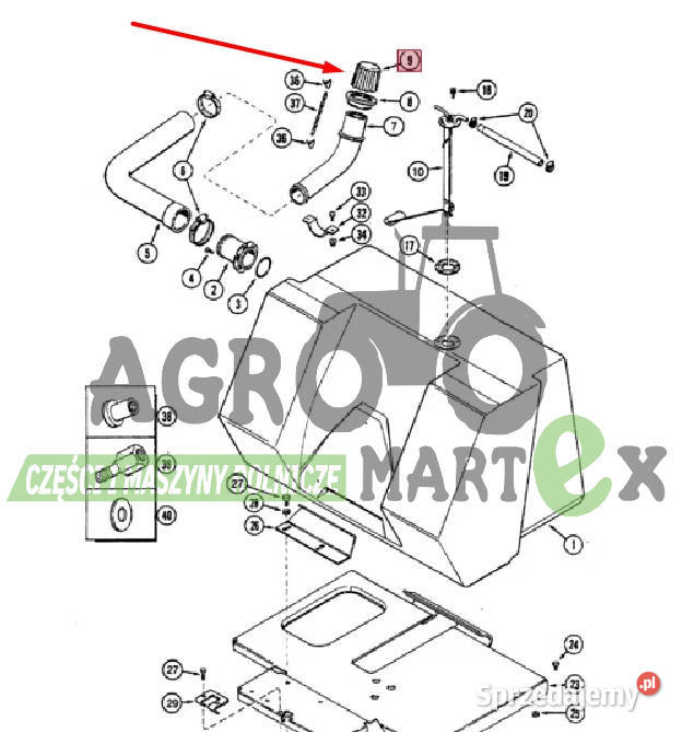 1283826C2 1283826C1 KOREK WLEWU PALIWA CNH dolnośląskie