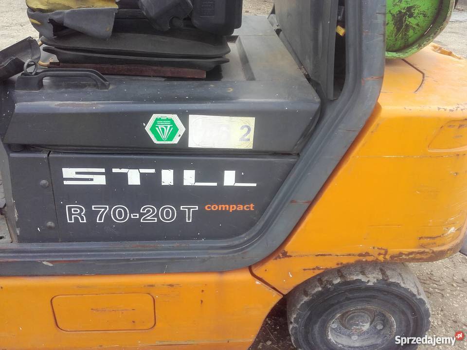 Wózek widłowy 2t still gaz udżwig super stan regulowane widły