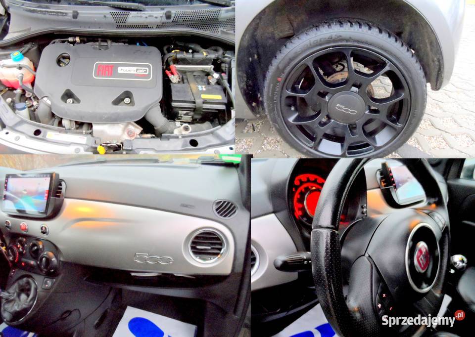 Fiat 500 Kamera tyl i przódPoł SkóryKima Bochnia