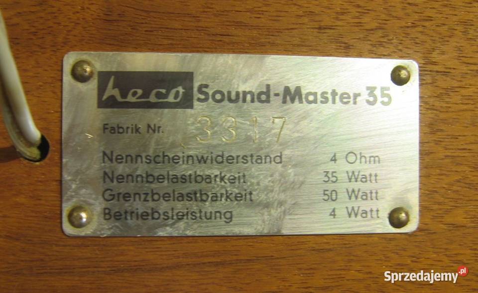 Heco Sound Master 35 solidne kolumny podłogowe w podkarpackie