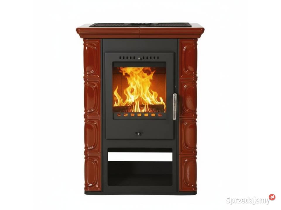 Piec piecyk kaflowy Thorma BORGHOLM Brązowy 7kw dolnośląskie Piersno sprzedam