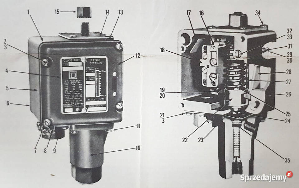 SQUARED 9012 ADW 3 wysokociśnieniowy przełącznik Poznań sprzedam
