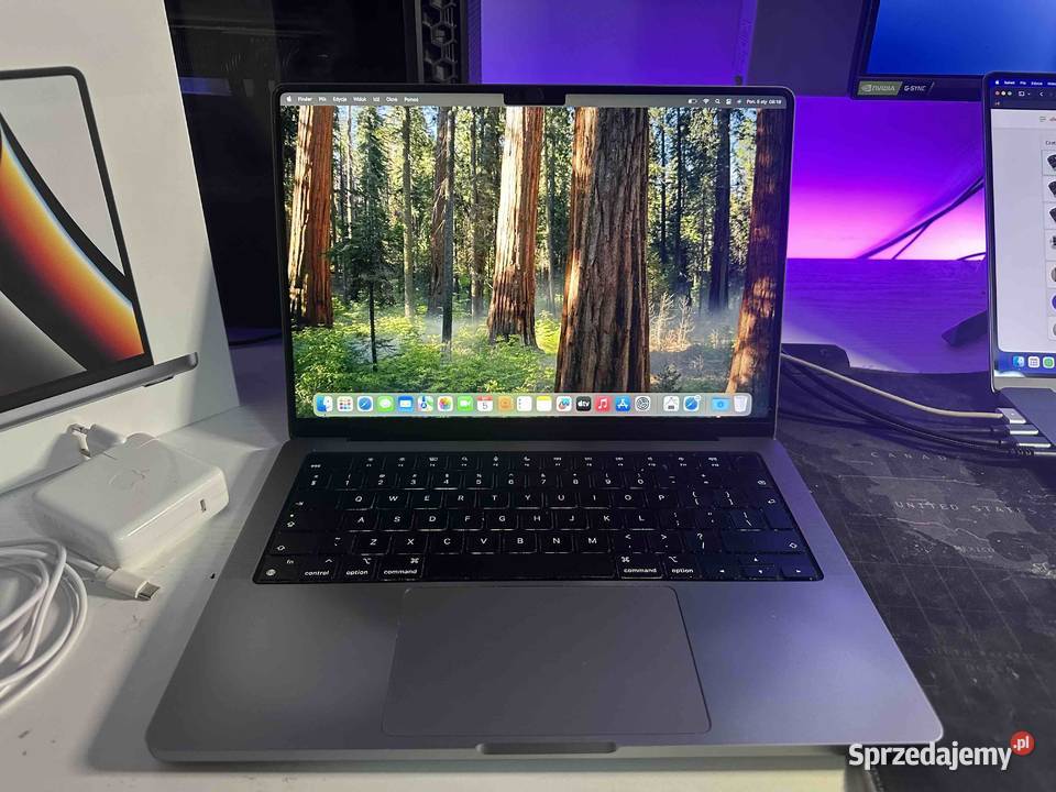 MacBook Pro 14 M1 Pro 16GB 512GB 2020 komplet podkarpackie Nowa Sarzyna